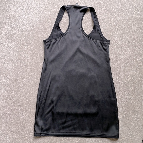 bebe satiny short dress with thru pockets - Picture 5 of 5